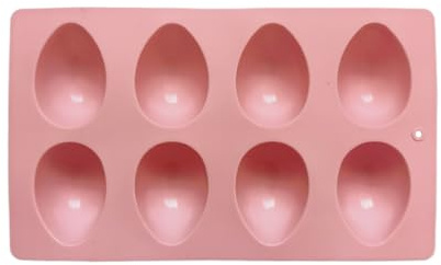 Eastuy in silicone da cioccolato di Pasqua | Alimentare Resistente al Calore Fai da Te,Stampo in Silicone per Forno Pasquale da 8 Uova,Dessert Idee Festa Primavera