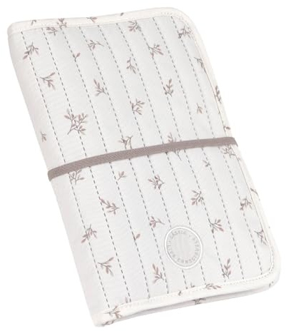 LÄSSIG Wickeltasche Changing Pouch Miracle of Nature Leaves creme