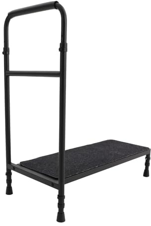 Marchepied médical avec poignée, aide à l'entrée pour personnes âgées, marche de baignoire et repose-pieds antidérapant, charge jusqu'à 150 kg, pour lit, baignoire, chambre à coucher, cuisine, SUV et