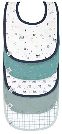 Lässig Bébé bibs ensemble (5 pcs) velcro coton imperméable/Value Pack Bib Garden Explorer Traktor