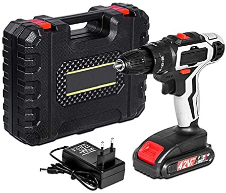 Conductor De Taladro Inalámbrico, 42v Max Impact Stord Strove Speed, 1pcs 2.0ah Battery Pack, Taladro Compacto Para Todos Los Trabajos Básicos De Bricolaje Alrededor De La Casa