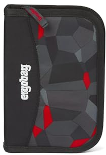 ergobag Federmäppchen Set 22-teilig, Lyra Buntstifte, Stundenplan-Fach, Kleingeld Fach, Lineal TaekBärdo - Grau