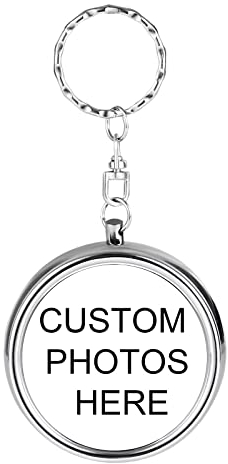 Personnalisér MiNi Cendrier Portable, OXYEFEI Cendrier de Poche en Inox avec Gravure Photo Créativité, Cendriers de Voyage Anti Odeur Coupe-Vent pour Extérieur en Usage (Argent)