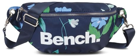 Bench Gürteltasche Bauchtasche Hüfttasche Waistbag Hipsack Umhängetasche 64168, Farbe:Dunkelblau/Bunt