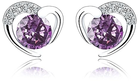 Ohrstecker Silber 925 Klein Ohrringe für Damen | Sterling Silber Ohrstecker Set mit Zirkonia für Mädchen Schmuck Geschenke