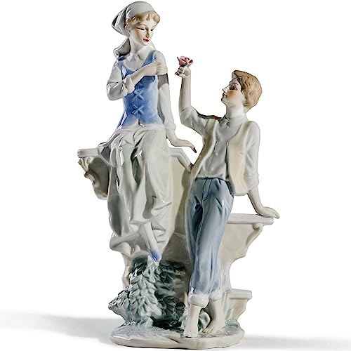 MTME Porzellanfigur, Dame mit Blumen, Erinnerungsstücke, Hochzeitsgeschenke, Statue, Heimdekoration (Marry me)