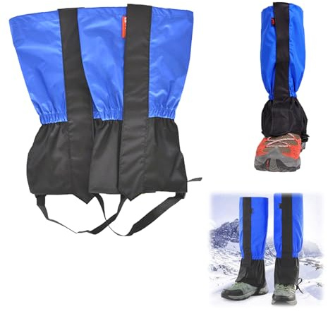 Helweet Wandergamaschen, wasserdichte Beingamaschen, Schneegamaschen, Outdoor Gamaschen, Schützen Schuhe Und Hosenbeine Beim Wandern Und Trekken, for Outdoor Wandern KletternTrekking, 1 Paar