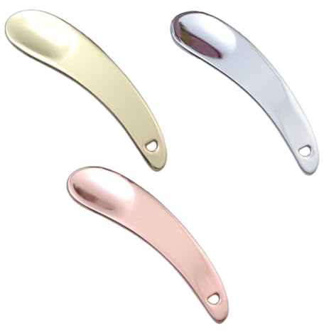 FRCOLOR 3st Facial Spoons i Hållbara Och Återanvändbara Skedar För Ansiktskräm Och Enkel Dosering Och Applicering Roséguld