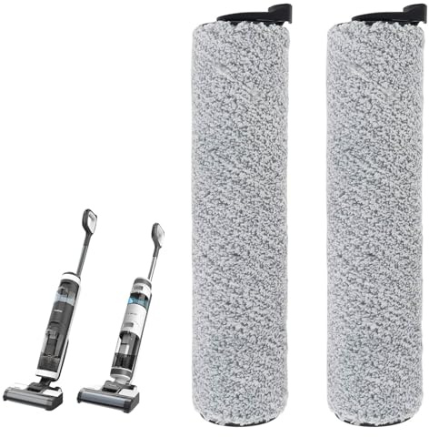 Vacuum Brushes Parts 2PC, Vacuum Replacement Brush Rollers Attachments Compatible with Tineco iFloor 3/ Floor One S3/ iFloor 2 Cordless Wet Dry Vacuum Cleaner, Vacuum Accessory Replacement Kit