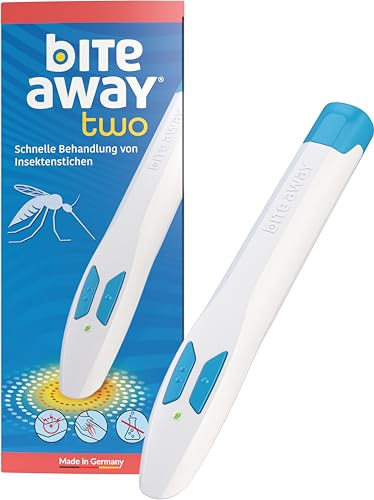 bite away two, der original Stichheiler, der elektronische Insektenstichheiler für die schnelle Behandlung von Mückenstichen, Hitzestift, bis zu 300 Anwendungen. Ersetzt nicht den Mückenschutz