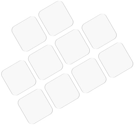 10 PCS Ruban Adhésif Double Face, Ruban Adhésif Double Face pour Murs, Ruban Adhésif Super et Extra Collant de Forme Carrée, Ruban Adhésif Double Face Transparent pour la Décoration