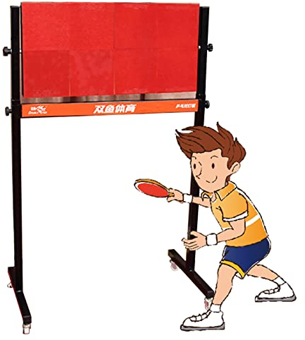 Pingpong-Rebound-Board, professionelle Tischtennis-Sportübungs-Federback-Maschine, mobiler Rücklauf-Baffle-Ständer für Selbsttrainingssport zu Hause/im Fitnessstudio