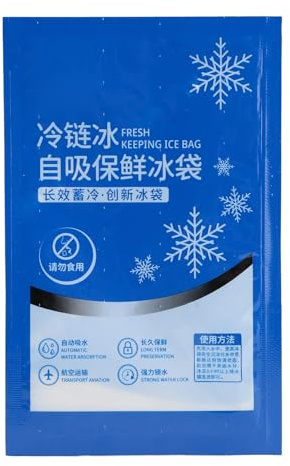 Reusable Vegetable Cold Freezer Pack with Multifunctional Cooling Ideal for Lunch Boxes Camping and Hiking Storing and Transporting Food Keeping Food for 9 Hours (250ml)