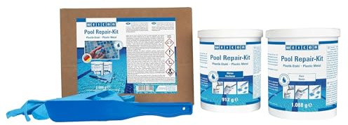WEICON Kit de réparation pour piscine, carrelage et mosaïque - Durcissement rapide même sous l'eau