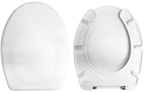 Copriwater Sedile Wc Disabili TD31 compatibile con vari modelli, In Plastica Termoindurente,Colore Bianco MADE IN ITALY