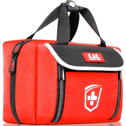 First Aid Kit for Car, 350 Piece Survival Gear and Supplies for Car Home Travel Hiking, First Aid Kit Survival Kit, Waterproof Emergency Kit for Office, Camping, Sports, Outdoor Adventure, School