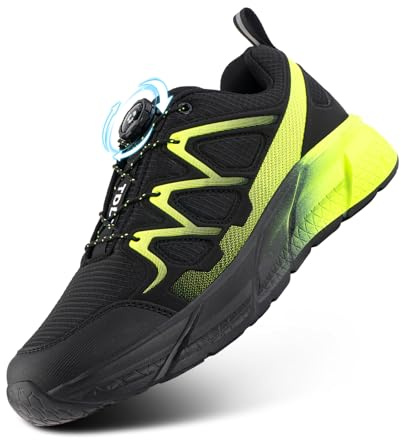 TDDT Scarpe Donna Sneakers Running Uomo Ginnastica Scarpe da Corsa Trekking Trail Sportive Fitness Correre Running Shoes Sport Camminare Verde EU 42