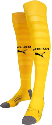 PUMA BVB Borussia Dortmund Home Stutzen Socken (DE/NL/SE/PL, Numerisch, 43, 46, Regular, Regular, yellow)