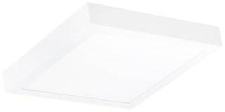 ELG Leuchten LED Deckenlampe mit direktem Licht, 29,5cm, 11-23W, 1323-2767lm, flach, 3000K/4000K, warmweiße, neutralweiße Lichtfarbe, einstellbar, Wohnzimmerleuchte, 29,5x29,5x4,3cm