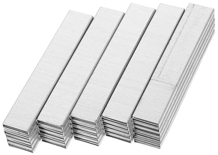 Gatuida Clavos Metálicos para Grapadora Neumática Resistentes para Carpintería y Bricolaje para Madera y Tapicería Uso Profesional y Duradero