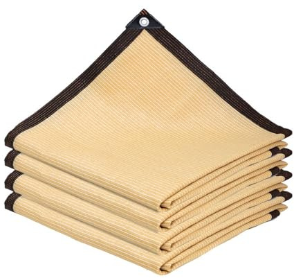 Rete parasole al 90% per serre, telone con occhielli, protezione UV, per piante da patio, pergola e pollaio (3 x 1 m)