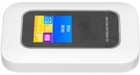 Dioche Hotspot Mobile 4G 4G LTE Hotspot WiFi Mobile Mini Router Portatile Sbloccato con Slot per Scheda SIM e SD, Accesso a Internet Ad Alta velocità, Design Compatto per Viaggi, Supporta 10 Utenti