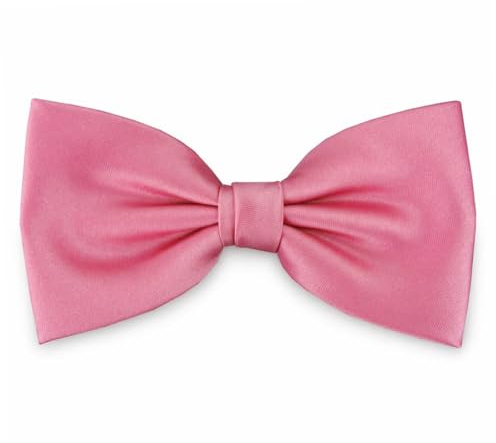 TigerTie Herrenfliege vorgebunden – verstellbar 30–52 cm, elegant für Hochzeit, Smoking & Business – klassische Fliege mit Geschenkbox