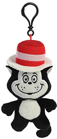 Aurora Dr. Seuss 4 Cat in The Hat Whimsical Clip-On