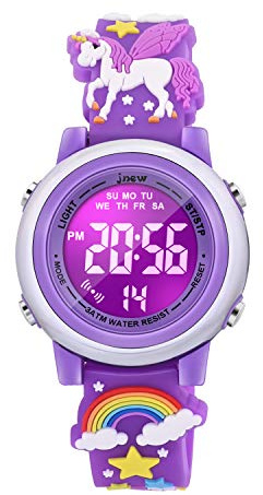VAPCUFF Kids Toys Age 3-8, Toddler Watches for Girls - Unicorn Purple Xmas Gift