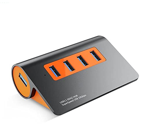 Multi-Interface Converter USB3.1 Gen2 Hub Aluminum USB Hub PC Splitter 10Gbps Super Speed