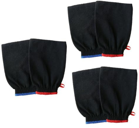 Amosfun 6 Stk Für Selbstbräunendes Gesicht Dusch-peeling Gefälschter Hellbrauner Handschuh Peeling-handschuhe Zum Bräunen Fausthandschuh Der Überhandschuh Einzelne Schicht Spa