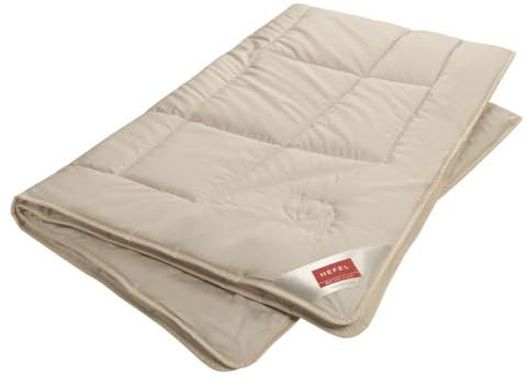 HEFEL Camel Dream Camel Hair All-Season Duvet, Natural Hair Blanket, 360 g/m², Natural (200 x 200 cm)
