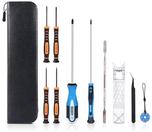 10-teiliges Schraubendreher-Set, kompatibel mit Dyson Ball/Outsize/Gen5 V6 V7 V8 V10 V11 V15 Staubsauger, Haartrockner, AM10 Luftbefeuchter, Präzisions-Kreuzschlitz- und Torx-Schraubendreher,