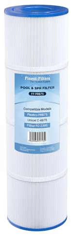 Finest-Filter Badtunna Spa Vattenfilterpatron Kompatibel med Pleatco PRB75 Unicel C-4975 Darlly 40751 filter för badtunna