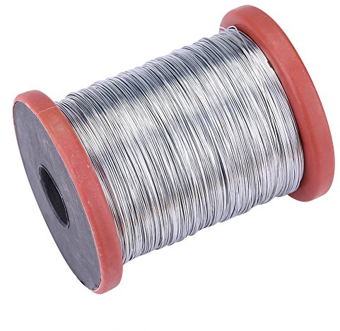 Bee Hive Frame Wire Bee Hive Frame Foundation Wire Stainless Steel 500g Beekeeping Tools for Bee Hive Frame Beekeeping (Iron Wire)