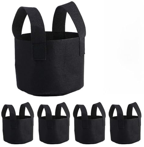 YDuupxe Sacchi per Piantare, Sacchetti per Piantare, Piantare Economicamente Verdure da Giardino (14 x 18 cm (1 gallone))