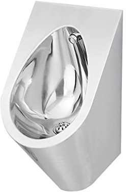 Universelles, hocheffizientes Herrenurinal mit Spülung, automatisches, sensorintegriertes Toilettenurinal aus Edelstahl, wandmontiertes öffentliches Toilettenurinal für H,Stainless steel urinal