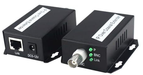 Kit di estensione IP su coassiale su cavo coassiale fino a 500 m convertitore Ethernet Extender per telecamere di sicurezza IP CCTV