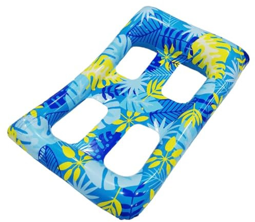 Balsas de Piscina para Adultos, flotadores de Piscina Inflable,Balsa de Piscina de sillón Inflable | Lugar de Hamaca de Agua con Respaldo, Silla Flotante flotantes para Adultos para