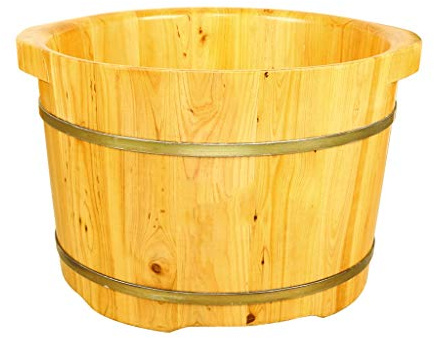 Sauna Barrel, Foot Basin Tub Bucket, Massage, Spa, Sauna, Soak,Foot Bath Wooden Household Wash