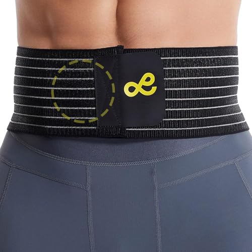 Umbilical Hernia Belt for Men & Women, Abdominal Binder Adjustable Truss Support with Compression Pads for Naval, Ventral, Incisional, Epigastric, Belly Button Hernias, Pre Post Surgery,Super Breathable-M