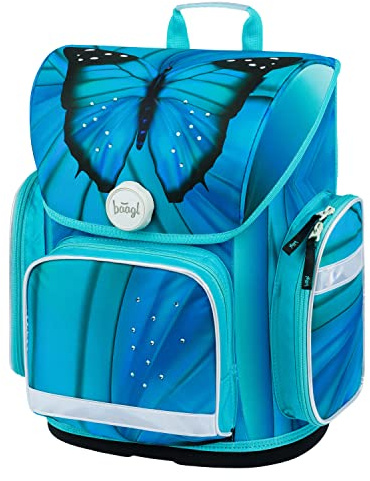 Baagl Schulranzen Mädchen Ergo Schultasche Grundschule - Butterfly
