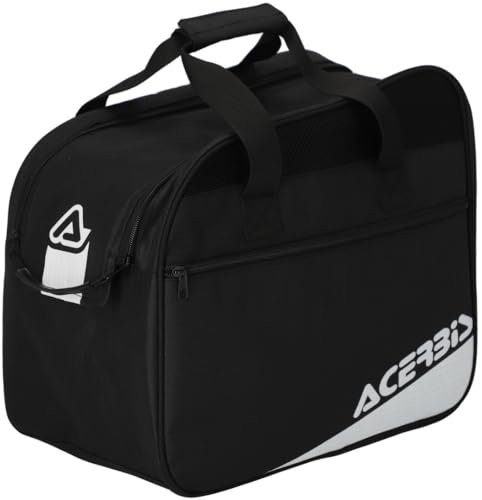 Acerbis 2.0 Helmtasche (Black/White, 28 ltr.), Schwarz / Weiß, M