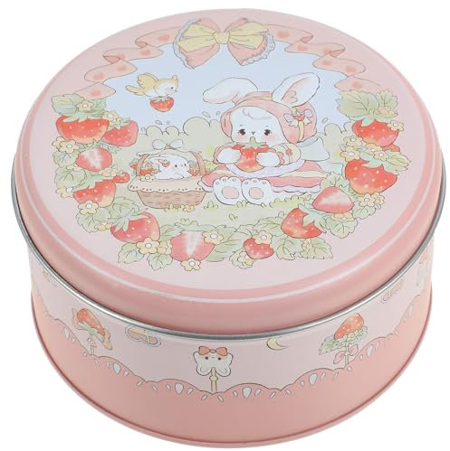 HOLIDYOYO Scatola Per Tè e Snack Barattolo Decorativo Con Coperchio Organizzatore Per Biscotti e Dolci Per Regali e Decorazioni Pasquali