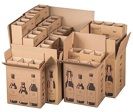 VEPATIM 5 Bierversandkarton für 9 Bierflaschen mit DHL Zertifizierung