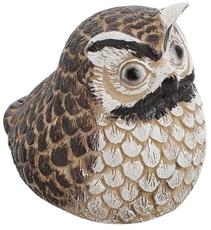 Toyvian Schlüsselversteck Draußen Eule, Um Hausschlüssel Zu Verstecken Code Rock, Um Den Schlüssel Zu Verstecken Key Safe Outdoor Ornament Schlüsselversteckgarten Hof Harz