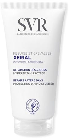 SVR Xérial – Soin Réparateur Intensif pour Mains et Pieds, Soulage Fissures et Crevasses (Tube 50mL) - lot de 3 - Vendu par Lot
