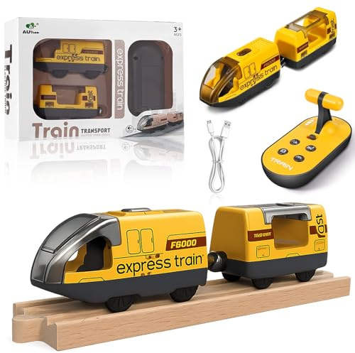 Eisenbahn Kinder Elektrisch, Zug Spielzeug mit Soundeffekten, Eisenbahn Elektrische Lok, Geschenk Spielzeug für Junge Mädchen ab 3 Jahren, Kompatibel mit Mehreren Eisenbahnschienensets