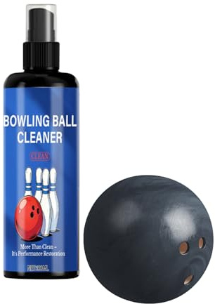 Bowlingklot Rengöringsmedel | 100ml Underhållsspray med Handduk | Tillbehör För Bowling | för Nybörjare Herrar Damer Träning Biljard Golf