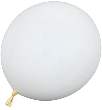 HEANUJJ Palloncino Meteorologico Professionale Gigante in Lattice Bianco, Strumento Stabile e Affidabile per Usi Scientifici e Feste, Peso 100g, Capacità di Spostamento Prolungato